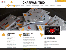 Tablet Screenshot of charivari.nl